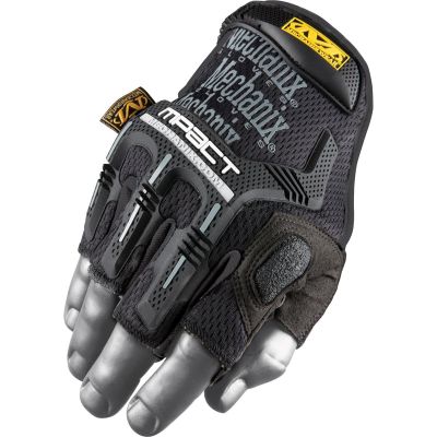MECMFL-05-500 image(0) - GLV MP MED BLK 1PR FINGERLESS