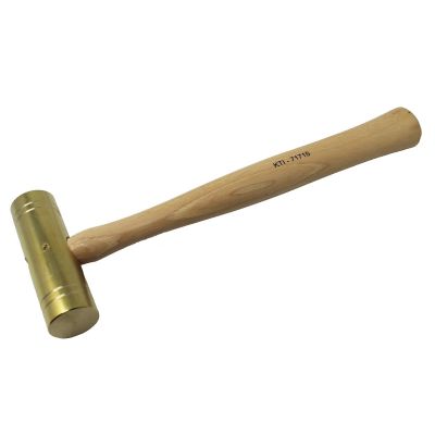 KTI71715 image(0) - HAMMER BRASS 24OZ, HICKORY HANDLE