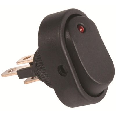 JTT2703-2J image(0) - 16 Amp 12V Red Oval Rocker