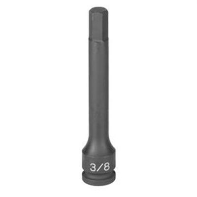 GRE19044M image(0) - 3/8" Drive x 4mm Hex Driver 4" Length