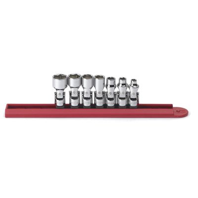 KDT80310 image(0) - 7PC 1/4" DRIVE 6PT FLEX SAE SOCKET SET