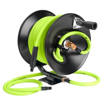 LEGL8650FZ image(0) - Flexzilla Manual Air Hose Reel, Open Face, Fixed
