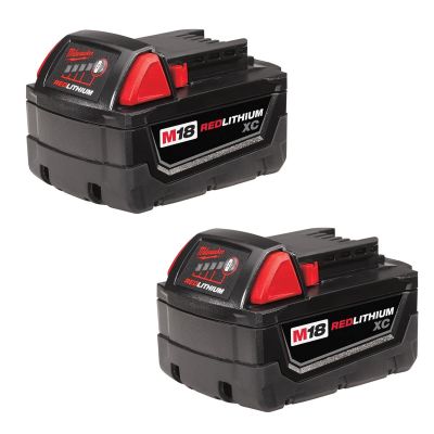 MLW48-11-1822 image(0) - 2-PK OF M18 REDLITH XC3.0 BATT, 3.0-AMP HOUR - 54 WATT/HR BATT