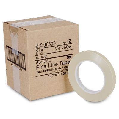 MMM6303 image(0) - LINE TAPE FINE SCOTCH 1/2" X 60YDS 1EA