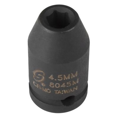 SUN8045M image(0) - SOCKET IMPACT 4.5MM 1/4IN. DRIVE STD 6 POINT