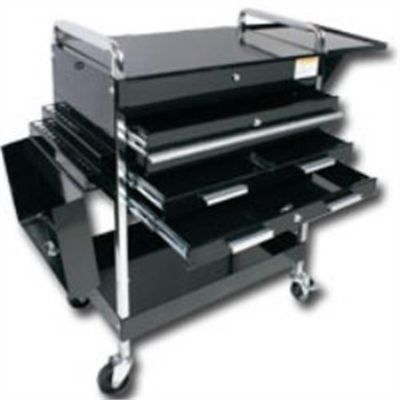 SUN8013ABKDLX image(0) - Deluxe Service Cart w/ Locking Top, 4