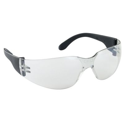 SAS5345-50 image(0) - NSX Safe Glasses w/ Black Temple and Indoor/Outdoor Lens in Clamshell pkaging