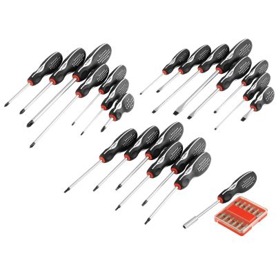 KTI11035 image(0) - 34-Piece Chrome Vanadium Steel Screwdriver Set (In