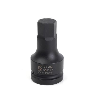 SUN560727 image(0) - 1 in. Drive 27 mm Hex Drive Impact So