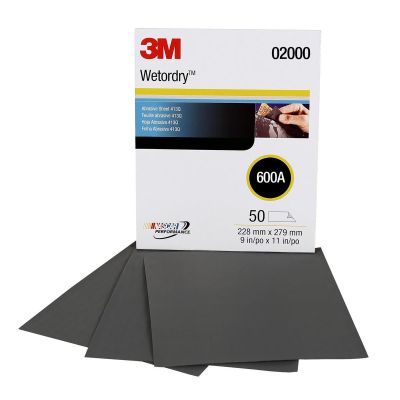 MMM2000 image(0) - PAPER SHEETS WETORDRY TRIMITE 9"X 11" 600A 50/SL