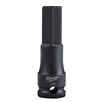 MLW49-66-5154 image(0) - 1/2" SHOCKWAVE™ Lineman's Impact 3/8" Drive Hex Bit Socket