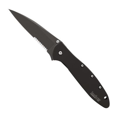 KER1660CKTST image(0) - KEN ONION LEEK SERRATED KNIFE WITH BLACK