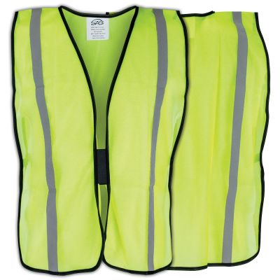 SAS6823 image(0) - Basic Yellow Safety Vest w/ Reflective Tape