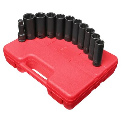 SUN2611 image(0) - 11 PC. EXTRA DEEP SAE/METRIC SKT SET